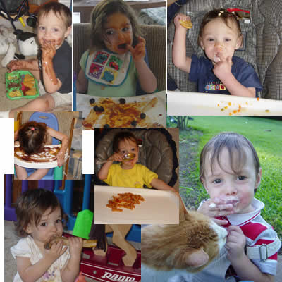 messy food messy food