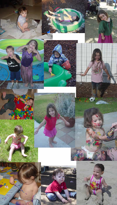messy kids