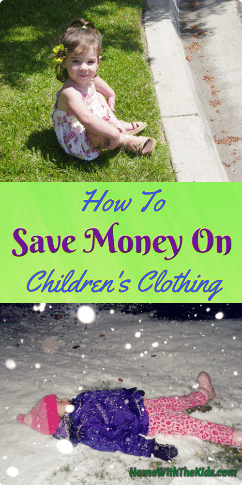 How to Save Money on Children's Clothing