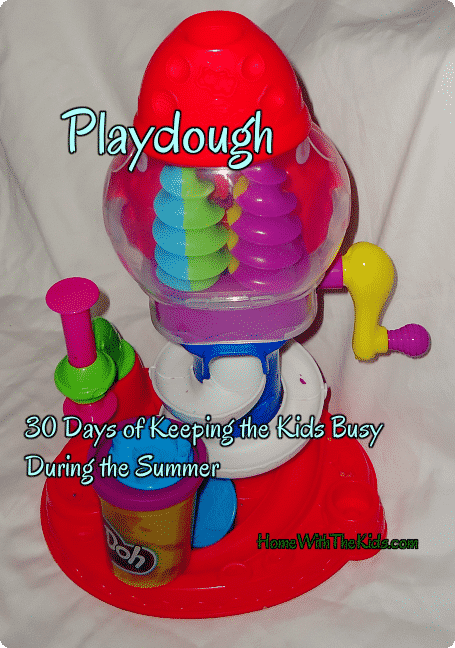 Playdough - Day 11 of 30 Days of Keeping Kids Busy During the Summer