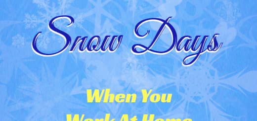 How To Cope With Snow Days When You Work At Home