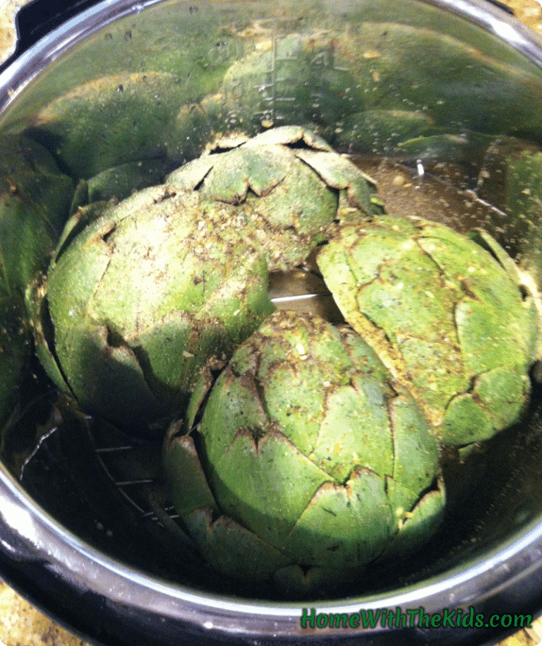 Instant Pot Artichokes With Lemon Butter Dipping Sauce Home With The Kids Recipes