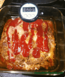 brown sugar meatloaf temperature